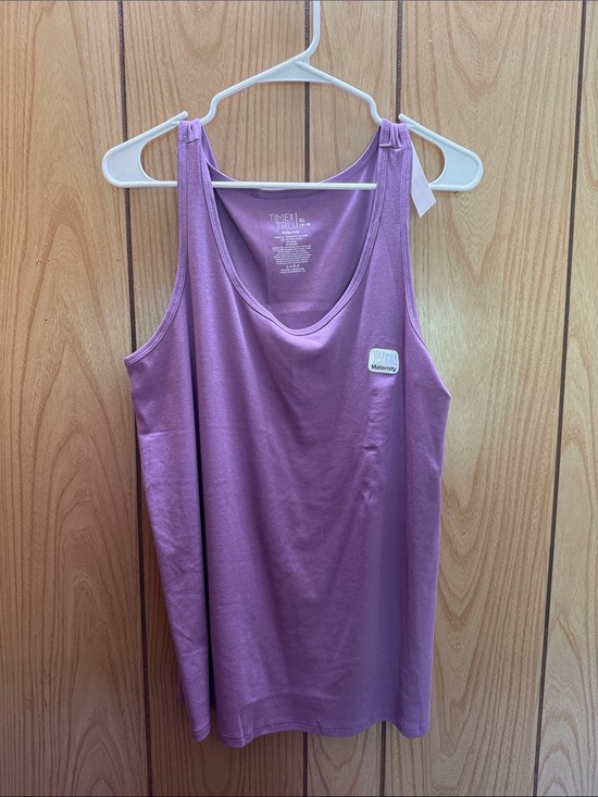 Time and Tru Tops - Time and Tru Purple Scoop Neck Tank Top